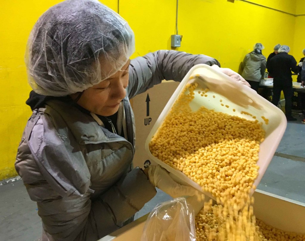 MyVest volunteers at SF Marin Food Bank