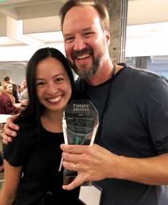 Past TIMMY Award winners, Brian Marchiel and Joanne Pons